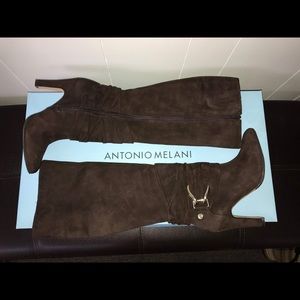 Brown suede Leather Antonio Melani Boots